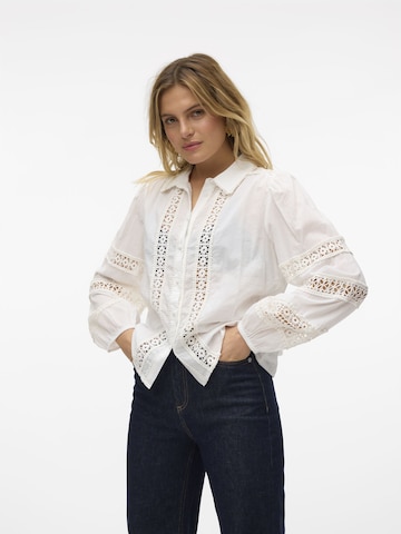 VERO MODA Blouse 'NATALIA' in Wit