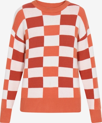 swirly - Jersey 'Back To School' en naranja: frente