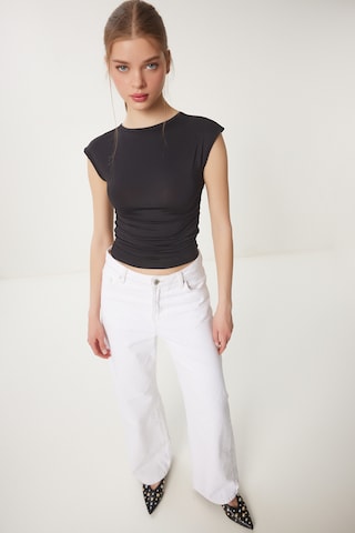 Happiness İstanbul Μπλουζάκι σε μαύρο