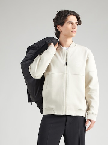 BOSS Sweatjacke 'Join' in Beige: Vorderseite