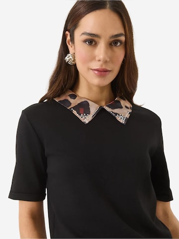 Bianco Lucci Poloshirt in Schwarz