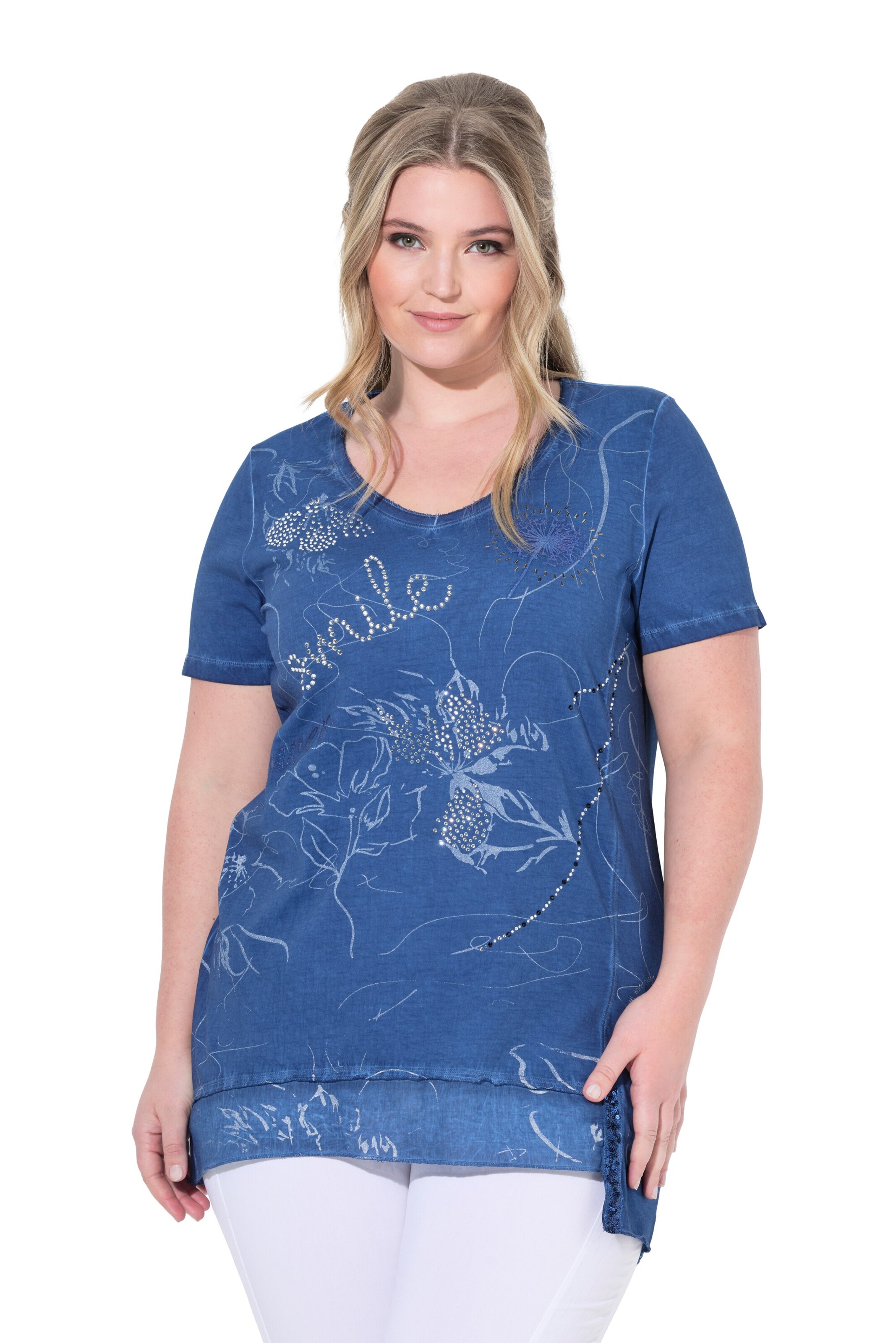 MIAMODA T-Shirt in Blau: Vorderseite