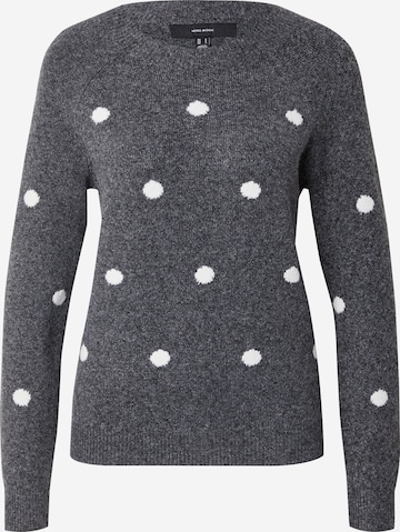 VERO MODA - Jersey 'VMDOFFY INTARSIA' en gris: frente