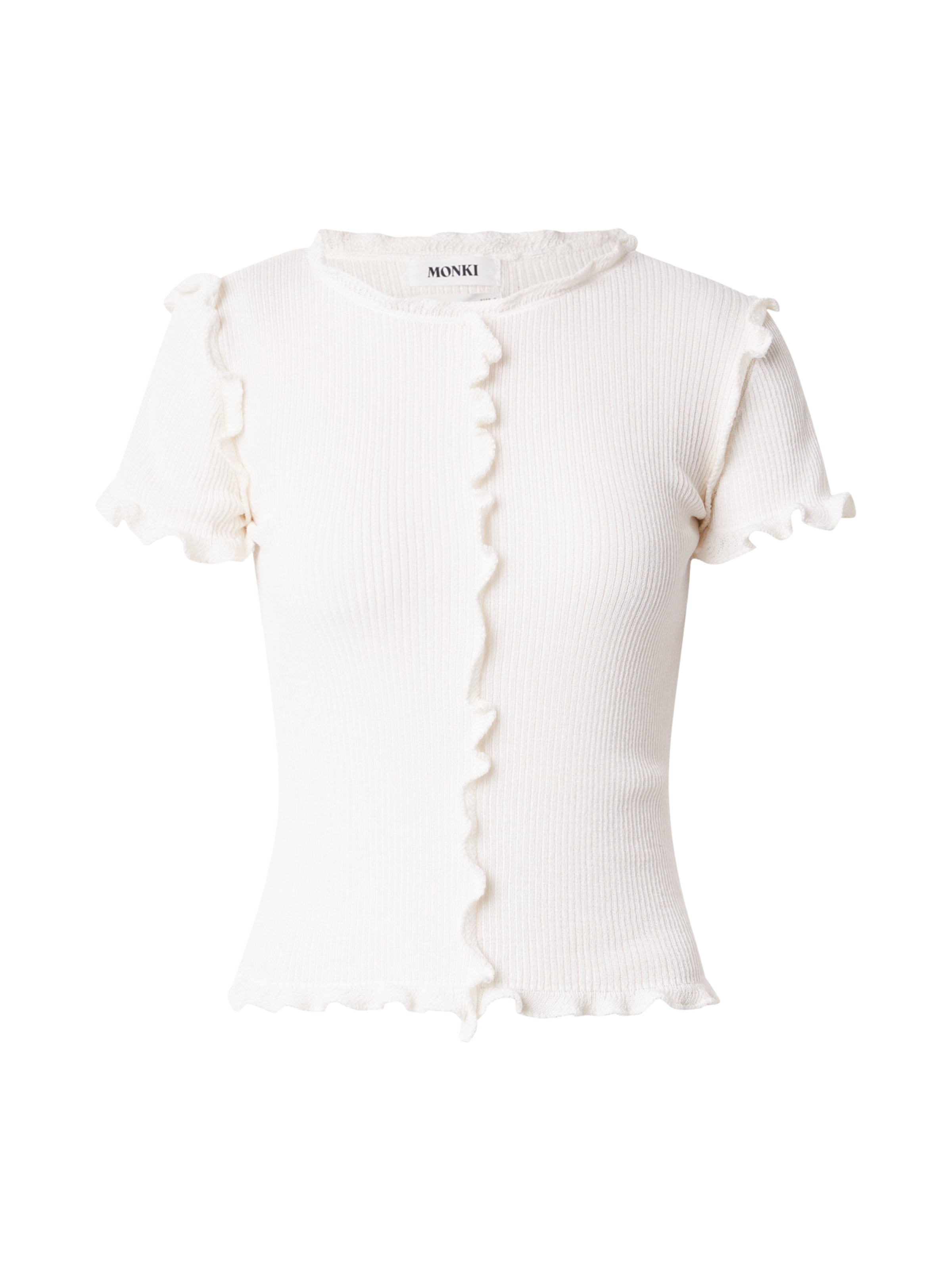 Monki Tričko - Biela: predná strana