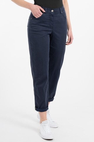 Recover Pants Tapered Pants 'Cara' in Blue: front