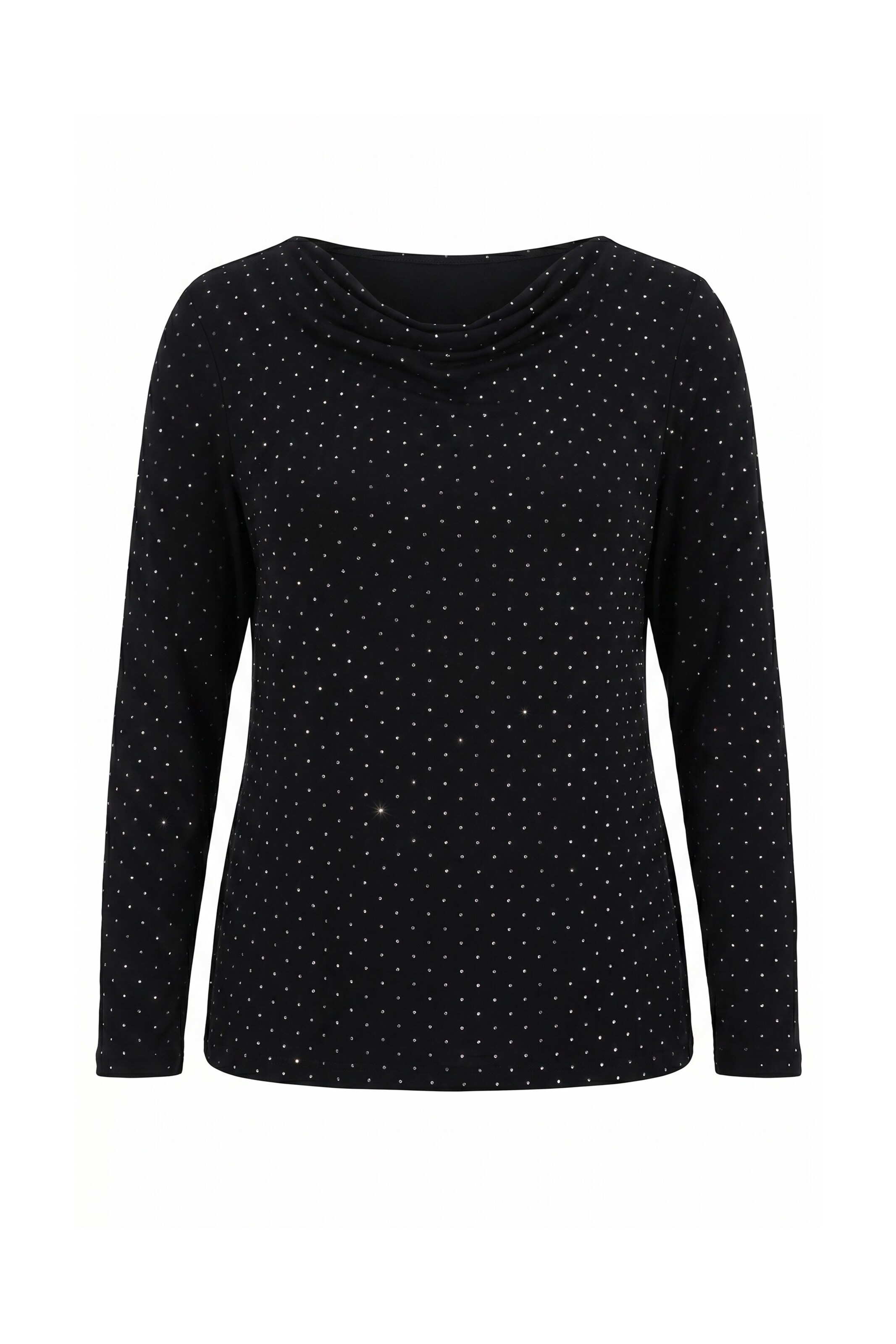 Ulla Popken Shirt in M-L in Black, Item view