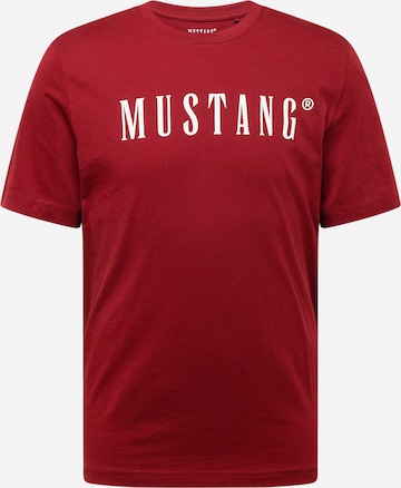 MUSTANG Shirt 'Austin' in Rood: voorkant