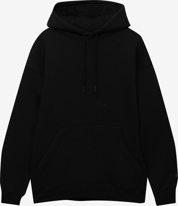 Pull&Bear Sweatshirt in Schwarz: predná strana