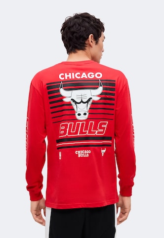 Maglietta 'NBA BULLS' di Mitchell & Ness in rosso: frontale