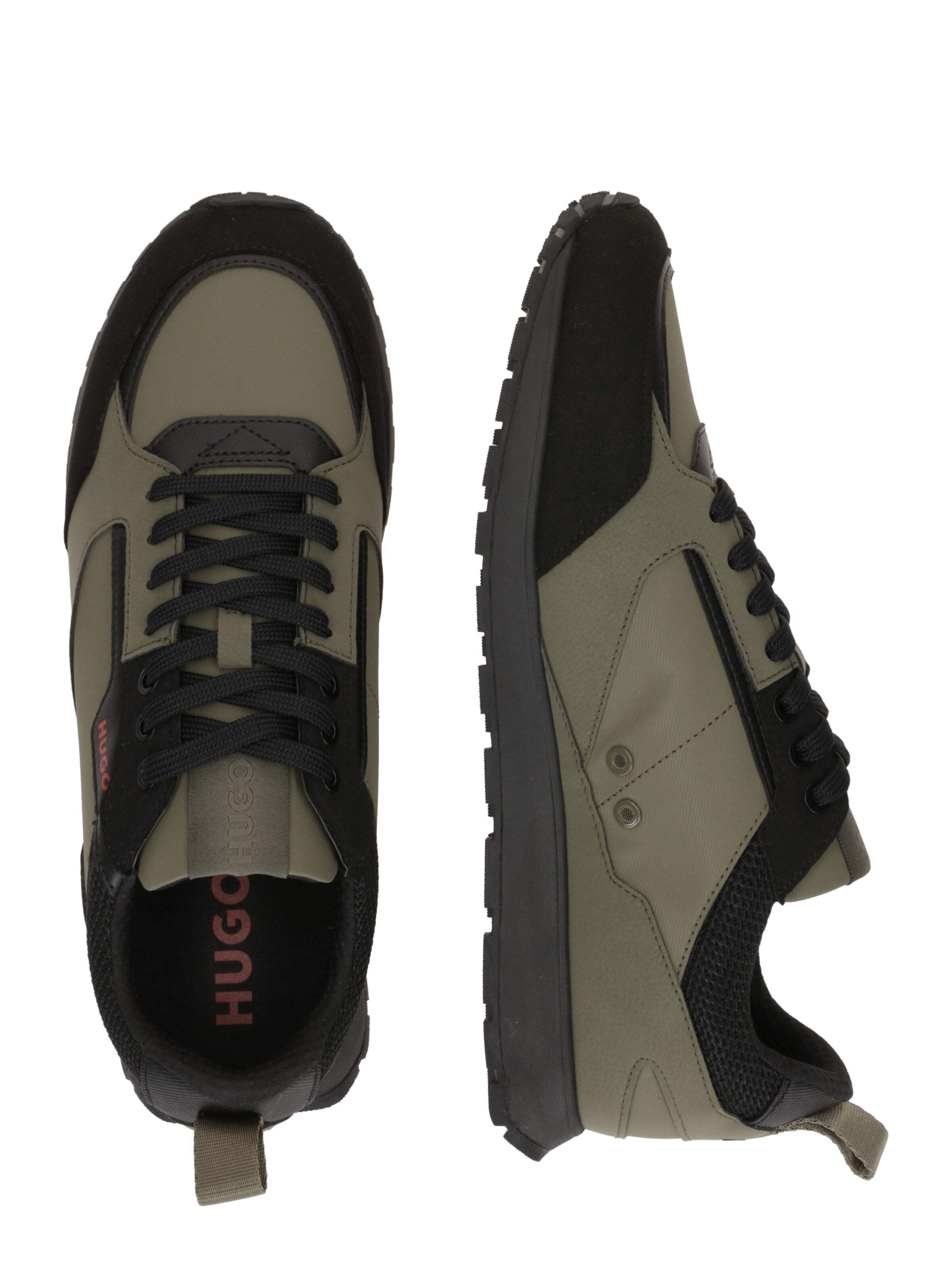 HUGO Ниски маратонки 'Icelin' в зелено