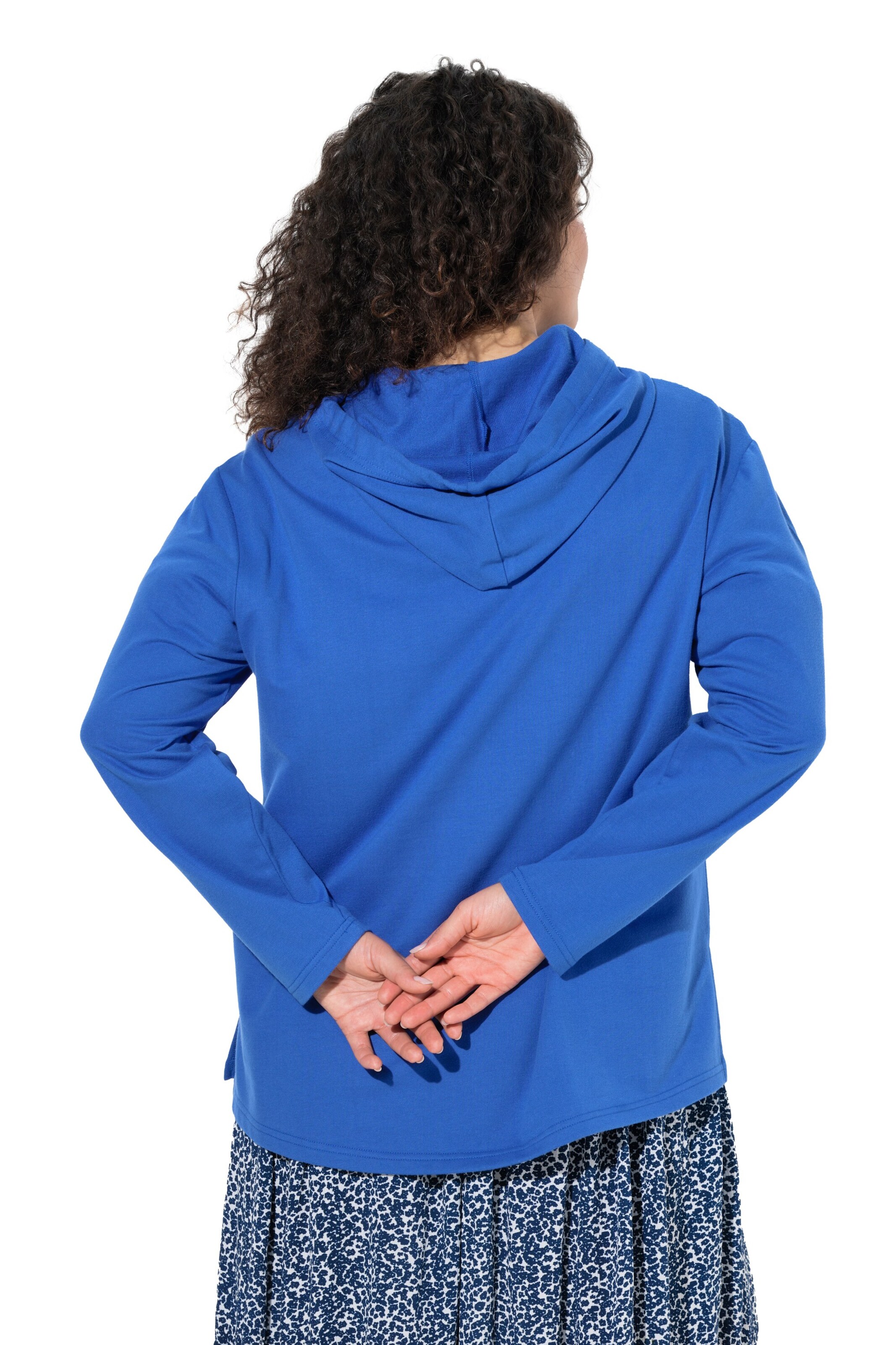 Ulla Popken Sweatshirt in Blauw