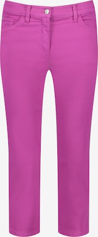 GERRY WEBER Slimfit Jeans 'Best4me' in Pink: predná strana