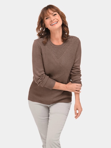 Pull-over Goldner en marron : devant