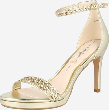 BUFFALO Remienkové sandále 'Monroe' - Zlatá: predná strana