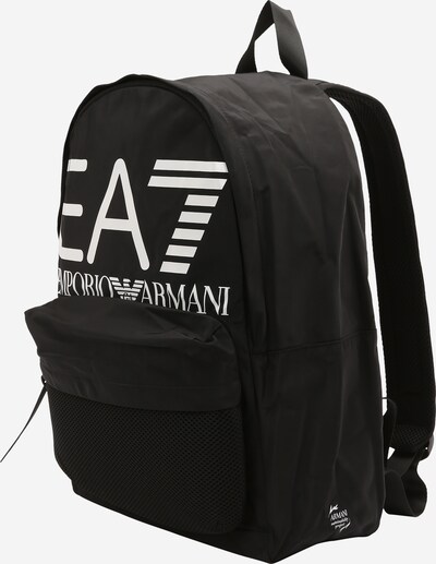 EA7 Emporio Armani Backpack in Black / White, Item view