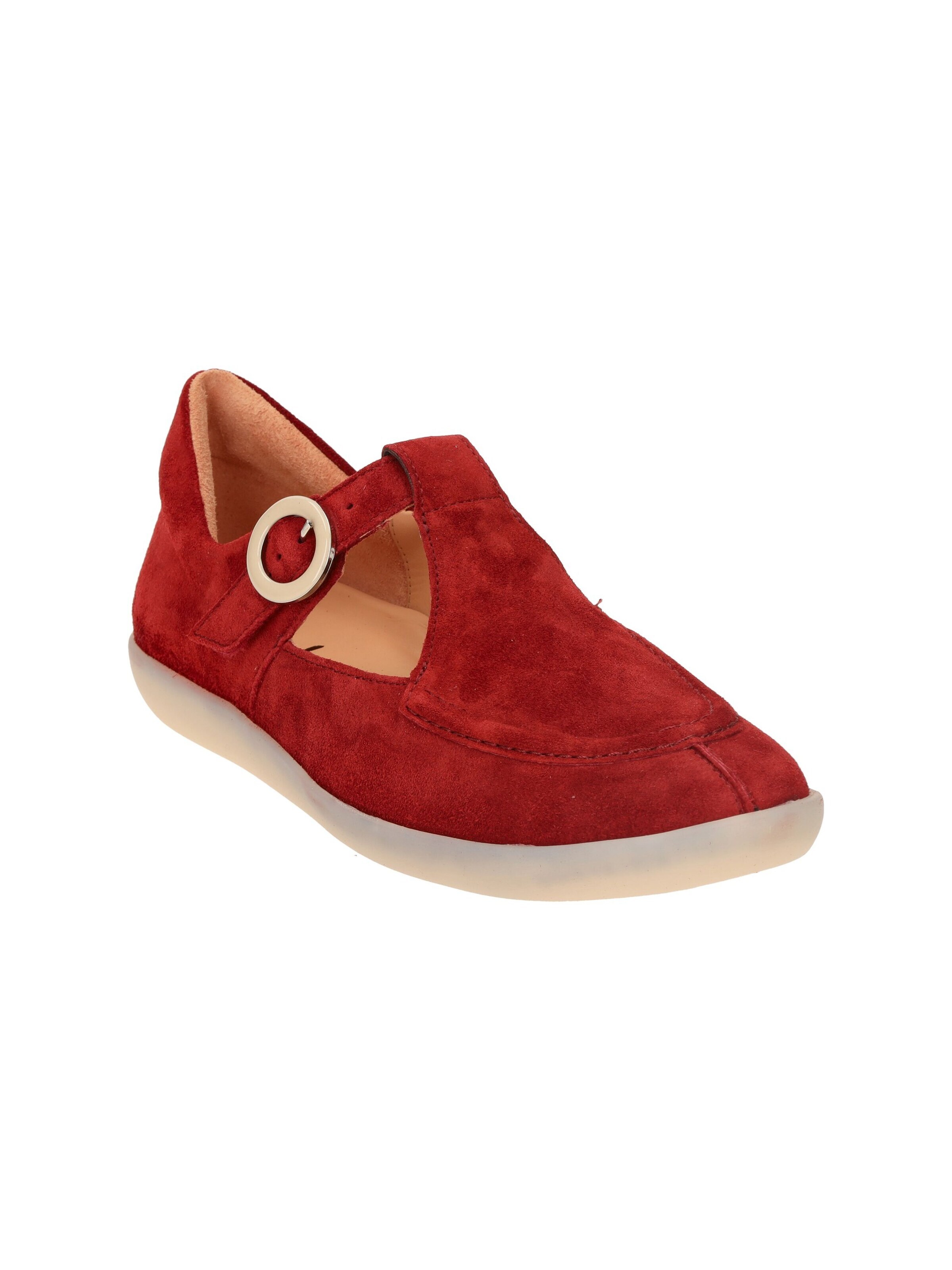 THINK! Slippers 'Think Nature Schuhe Slipper rot Klett 1116' in Red