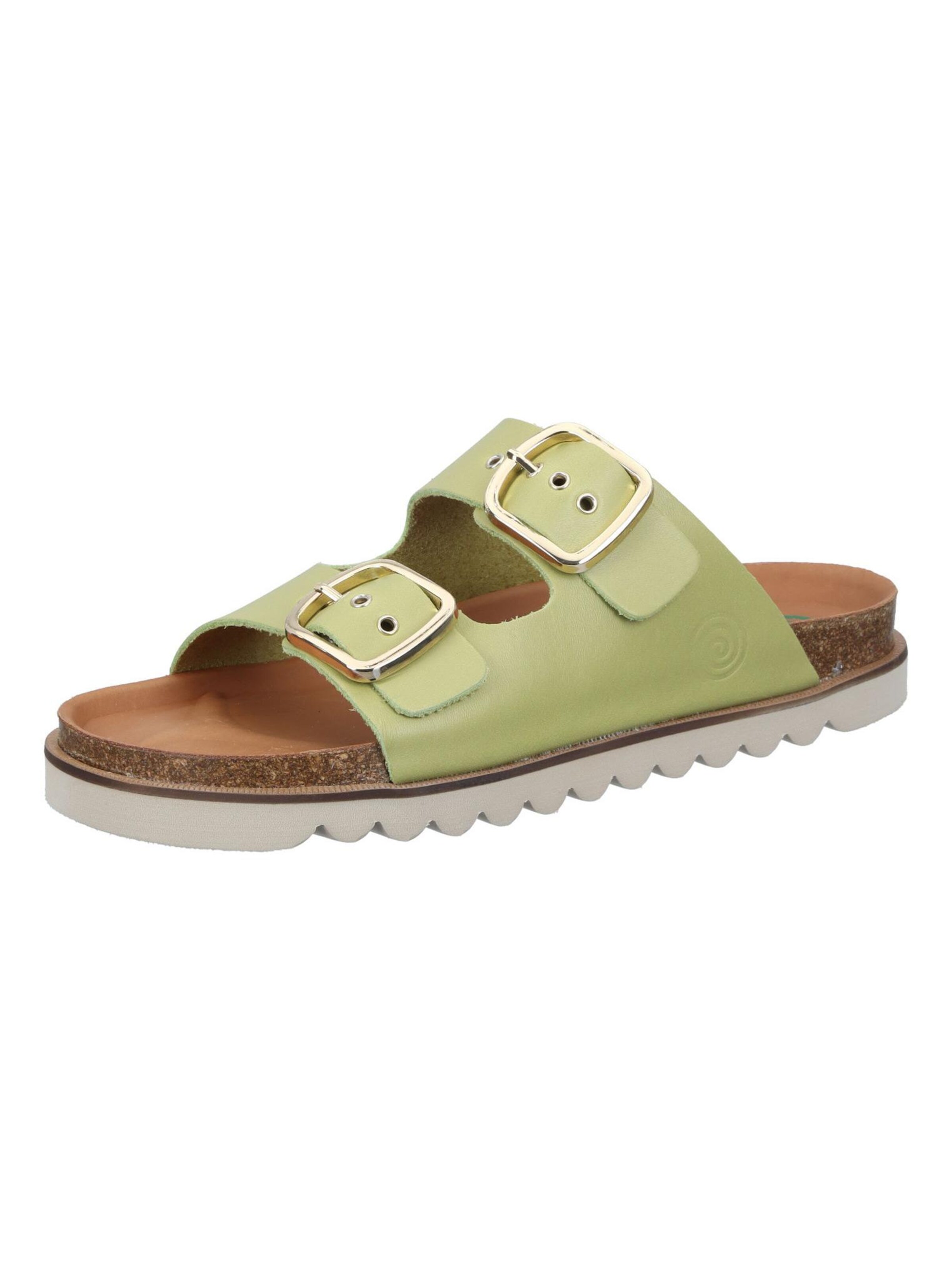 DR. BRINKMANN Mules 'BONILLO' in Green: front