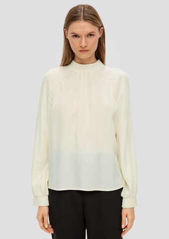 s.Oliver BLACK LABEL Bluse in Beige: Vorderseite