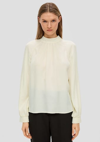 s.Oliver BLACK LABEL Blouse in Beige: voorkant