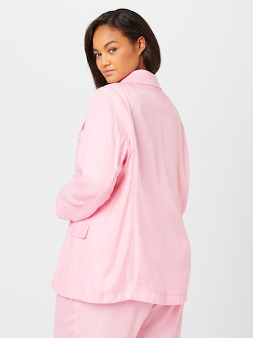 River Island Plus Blazer in Pink