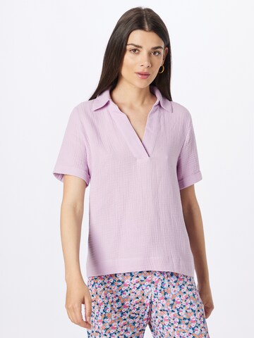 b.young Blouse 'BERLIN' in Lila: voorkant