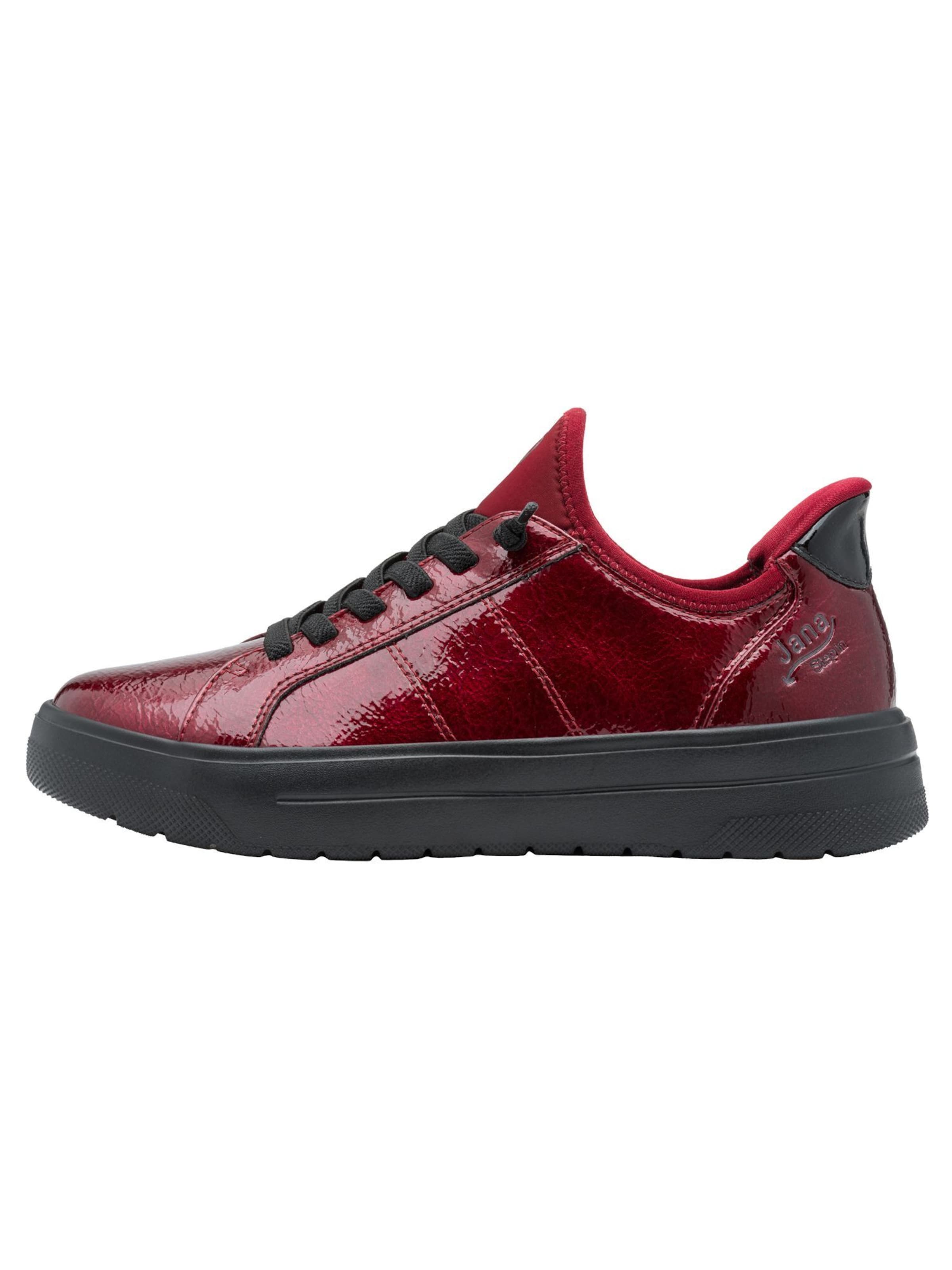 JANA Sneakers laag in Rood