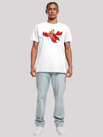 T-Shirt 'Disney The Little Mermaid Sebastian Bubbles' F4NT4STIC en blanc