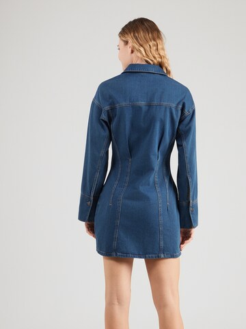 TOPSHOP Skjortklänning 'TAYLOR' i blå