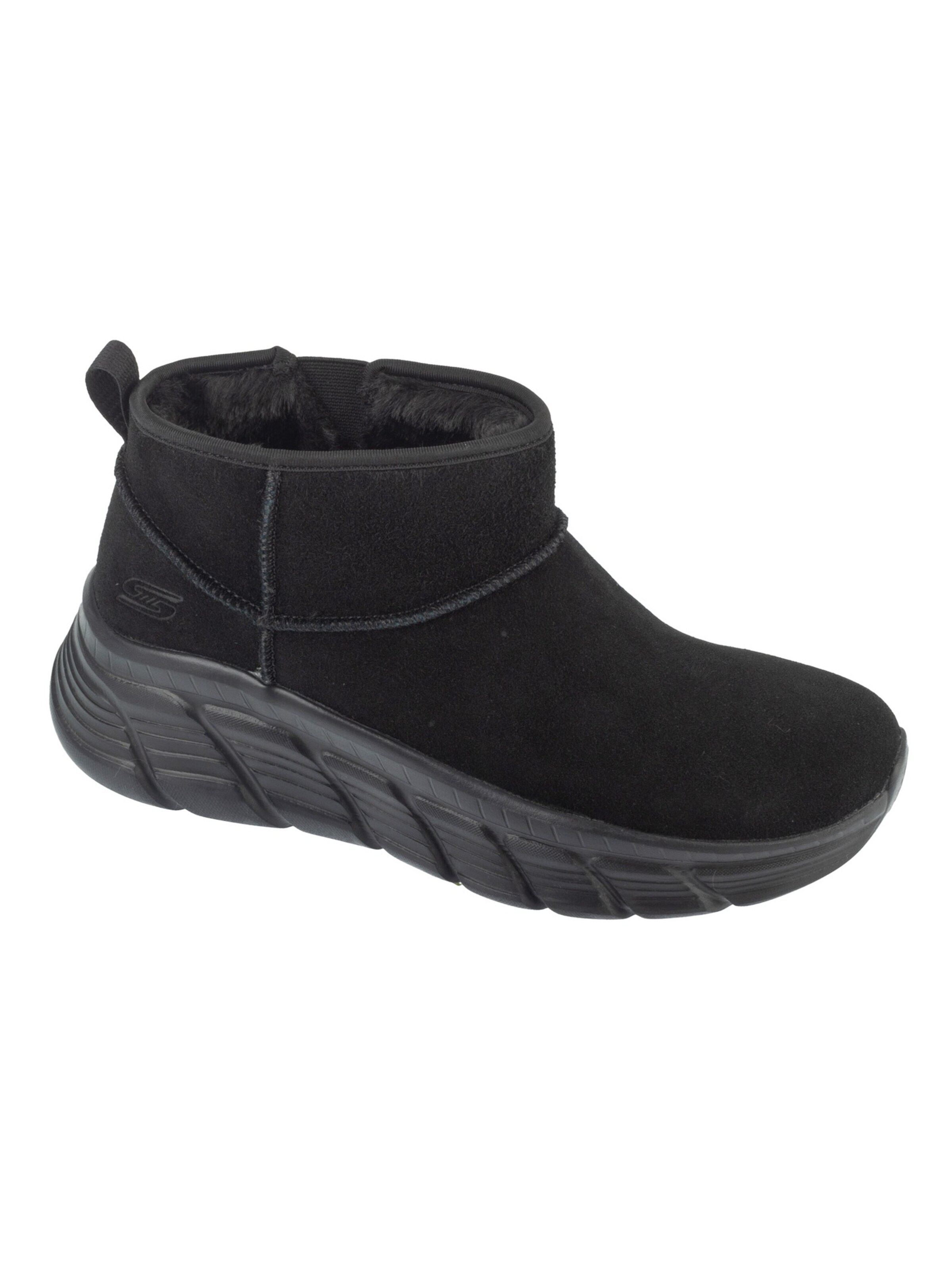 SKECHERS Boots 'Skechers Bobs B Flex Hi - Hi Frost' in Zwart: voorkant