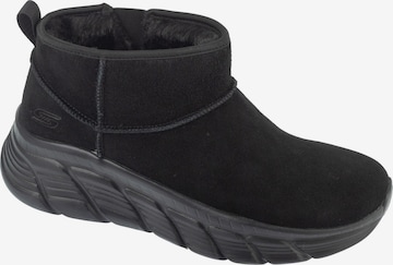 SKECHERS Boots 'Skechers Bobs B Flex Hi - Hi Frost' in Zwart: voorkant
