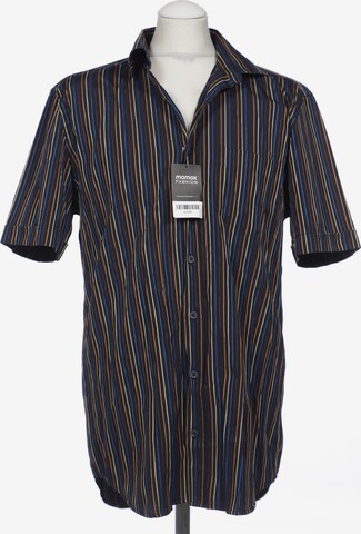 JUPITER Button Up Shirt in M in Blue: front