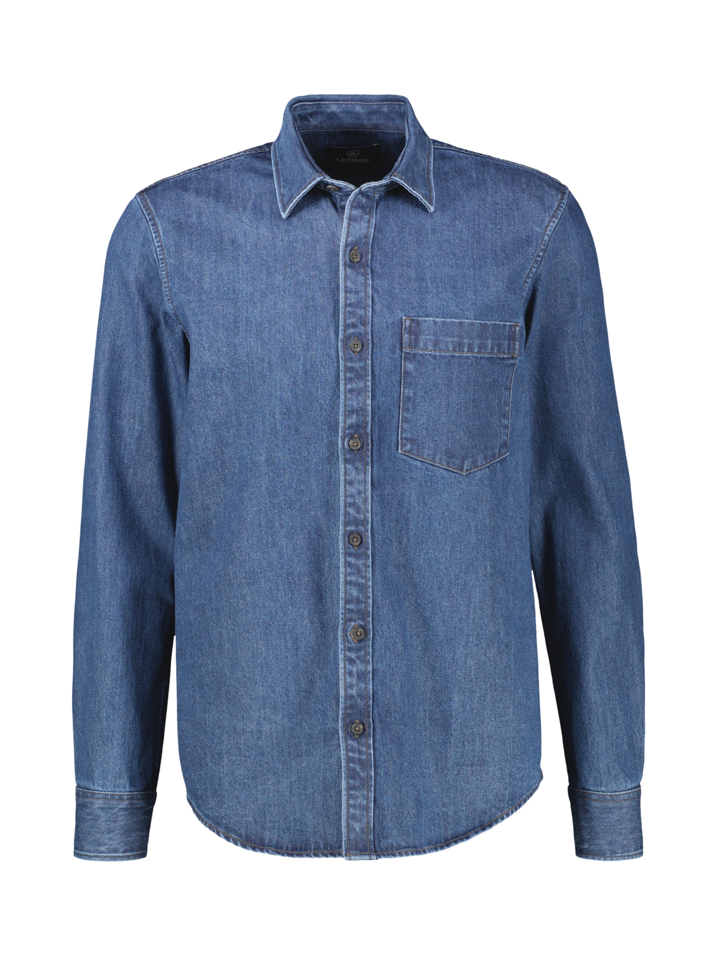 LERROS Overhemd in L in de kleur Navy, Productweergave