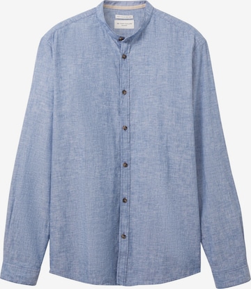 Coupe regular Chemise TOM TAILOR en bleu : devant