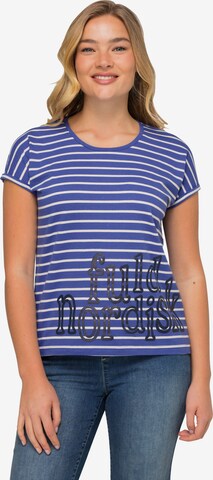 LAURASØN Shirt in Blauw: voorkant