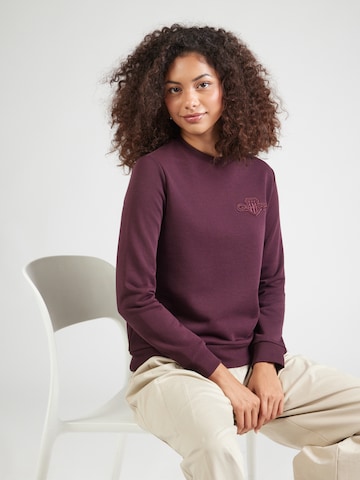 GANT Sweatshirt in Rood: voorkant