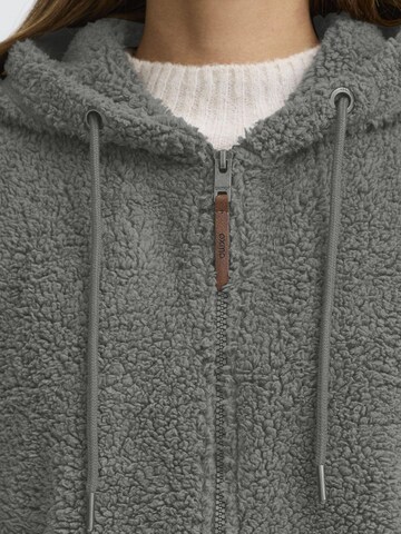 Oxmo - Casaco em moletão ' OXBERINA ' em cinzento