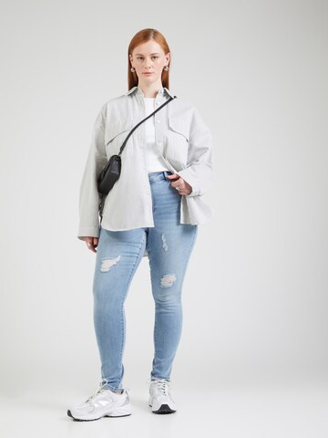 ONLY Carmakoma Skinny Jeans 'CARSALLY' in Blue