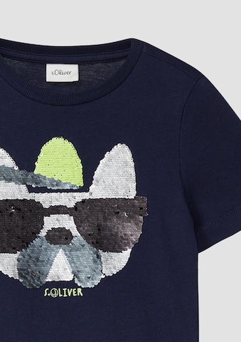 T-Shirt s.Oliver en bleu