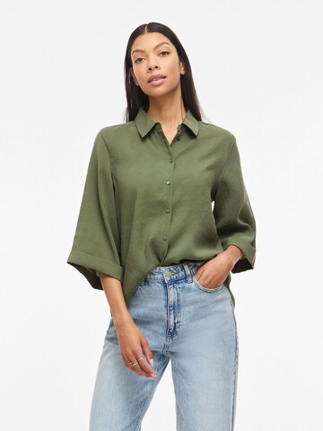 VILA Blouse 'VIHula' in Green: front