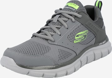 Baskets basses SKECHERS en gris : devant