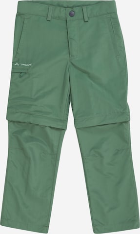 VAUDE - regular Pantalón de montaña 'Detective Antimos' en verde: frente