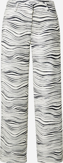Pantaloni NA-KD pe negru / alb, Vizualizare produs