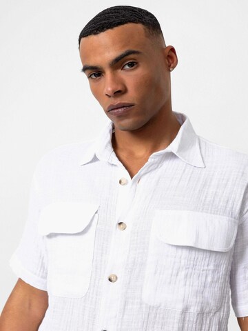 Antioch Regular fit Button Up Shirt in White