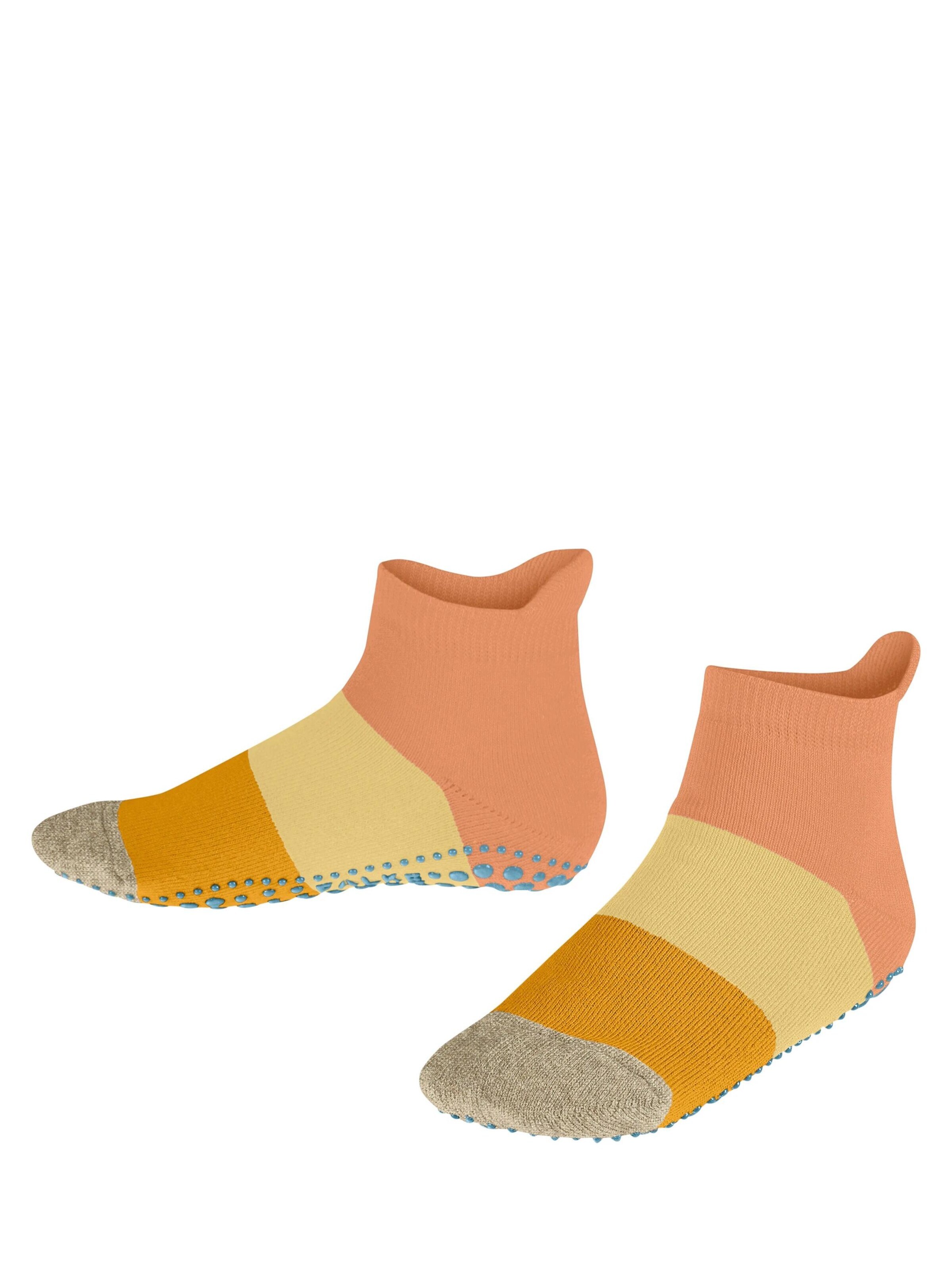 FALKE Socken 'Colour Block'‌‌‌‌‌‌‌‌‌ in Orange: Vorderseite