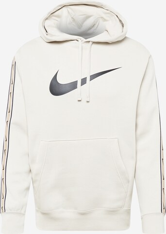 Nike Sportswear Sweatshirt 'Repeat' in Beige: front