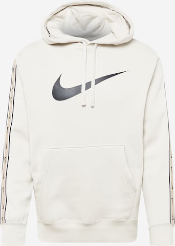 Nike SportswearSweater majica 'Repeat' - bež boja: prednji dio