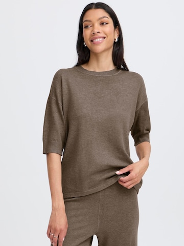 Pull-over ' BYMMMORLA TSHIRT ' b.young en marron