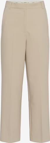 Wide Leg Pantalon 'SLCorinne' SOAKED IN LUXURY en beige : devant