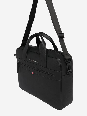 TOMMY HILFIGER Document Bag 'Essential' in Black: front