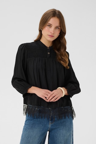 Chemisier 'CUBrenn' CULTURE en noir : devant